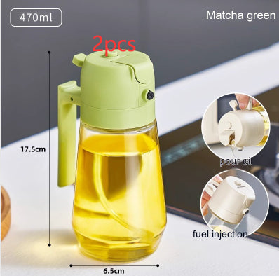 Spray de aceite recargable para cocina saludable — Rocía