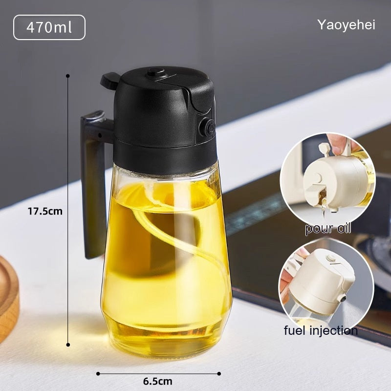 Pulverizador de aceite para freidora de aire, ensaladas y sartén — Rocía
