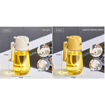 Spray de aceite recargable para cocina saludable — Rocía