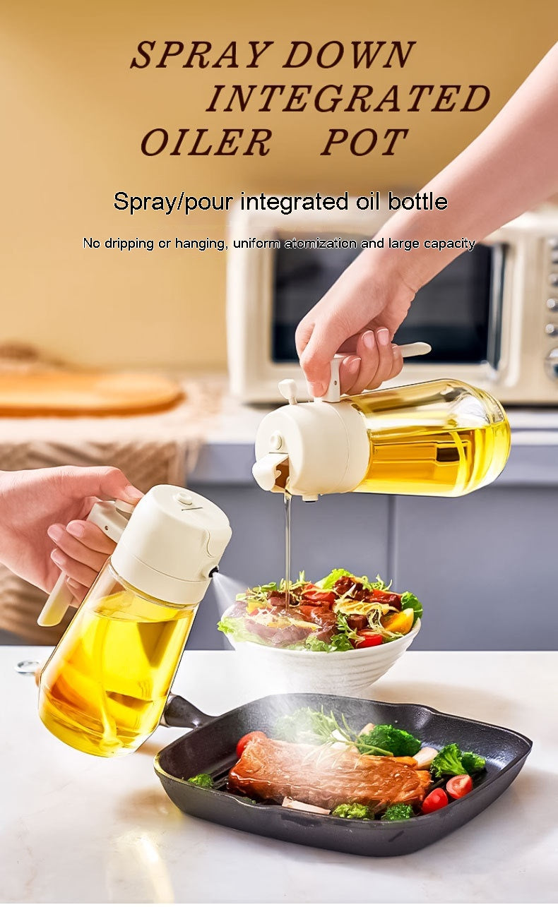 Pulverizador de aceite para freidora de aire, ensaladas y sartén — Rocía