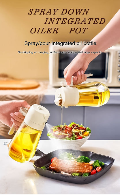 Pulverizador de aceite para freidora de aire, ensaladas y sartén — Rocía